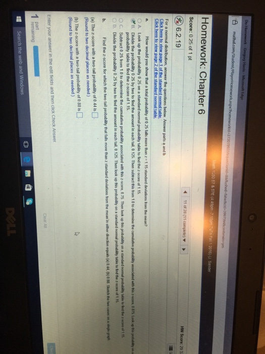 for-a-normal-distribution-answer-the-questions-chegg