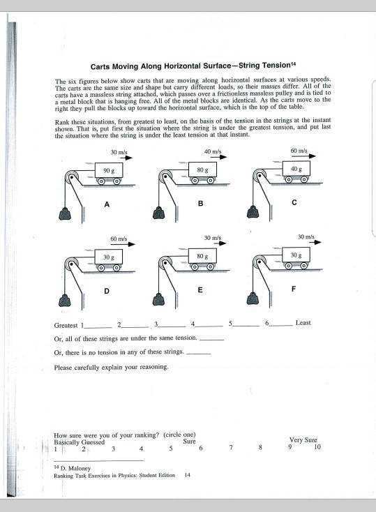 Tension discount string exercises