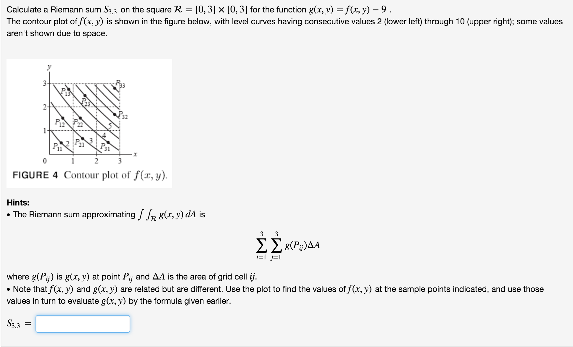 solved-calculate-a-riemann-sum-s3-3-on-the-square-r-0-3-chegg