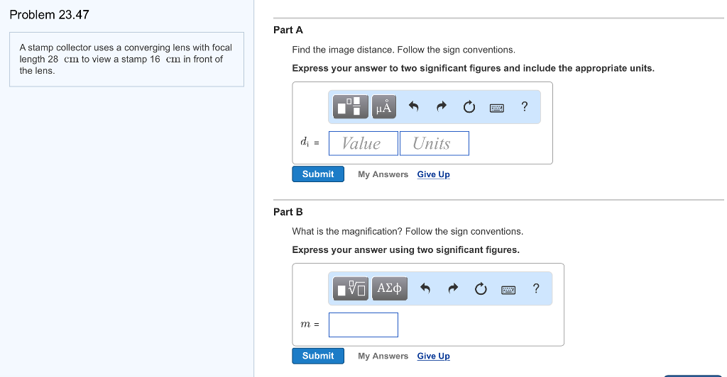 Solved Problem 23.47 Part A A stamp collector uses a
