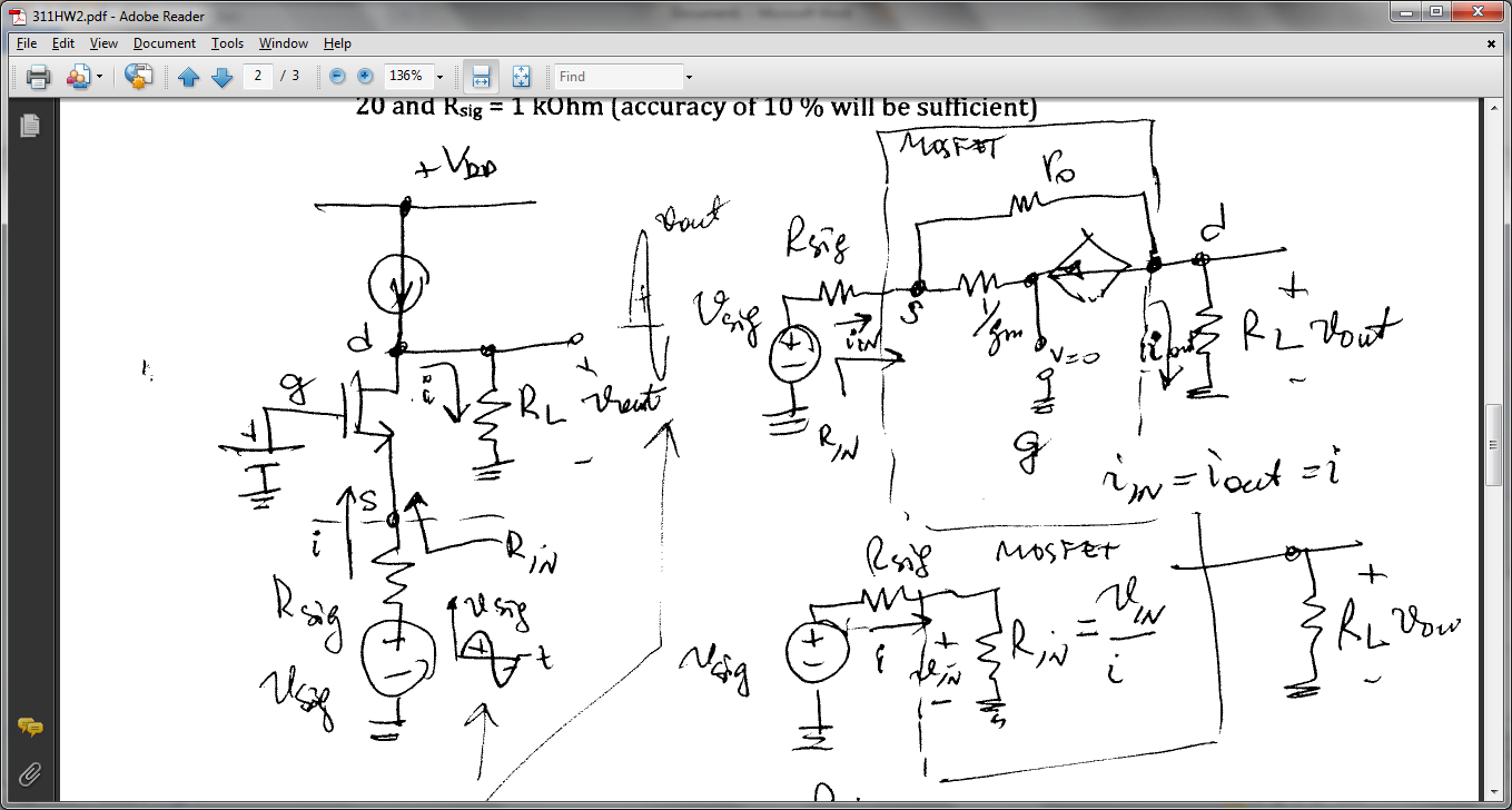 Figure Below Shows A Common-Gate (CG) Amplifier Stage | Chegg.com