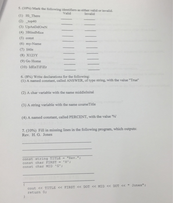 Programming and problem solving C++ | Chegg.com