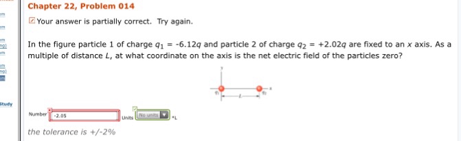 Solved In the figure particle 1 of charge q_1 = -6.12q and | Chegg.com