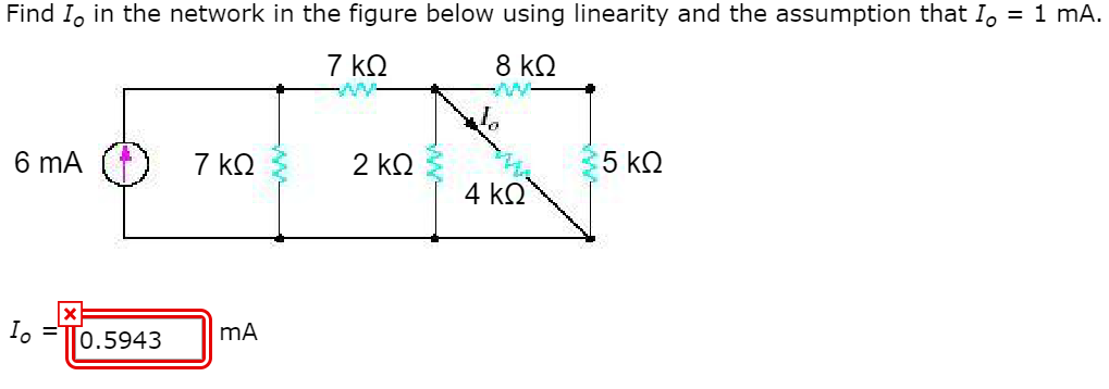 Solved Find Io in the network in the figure below using | Chegg.com