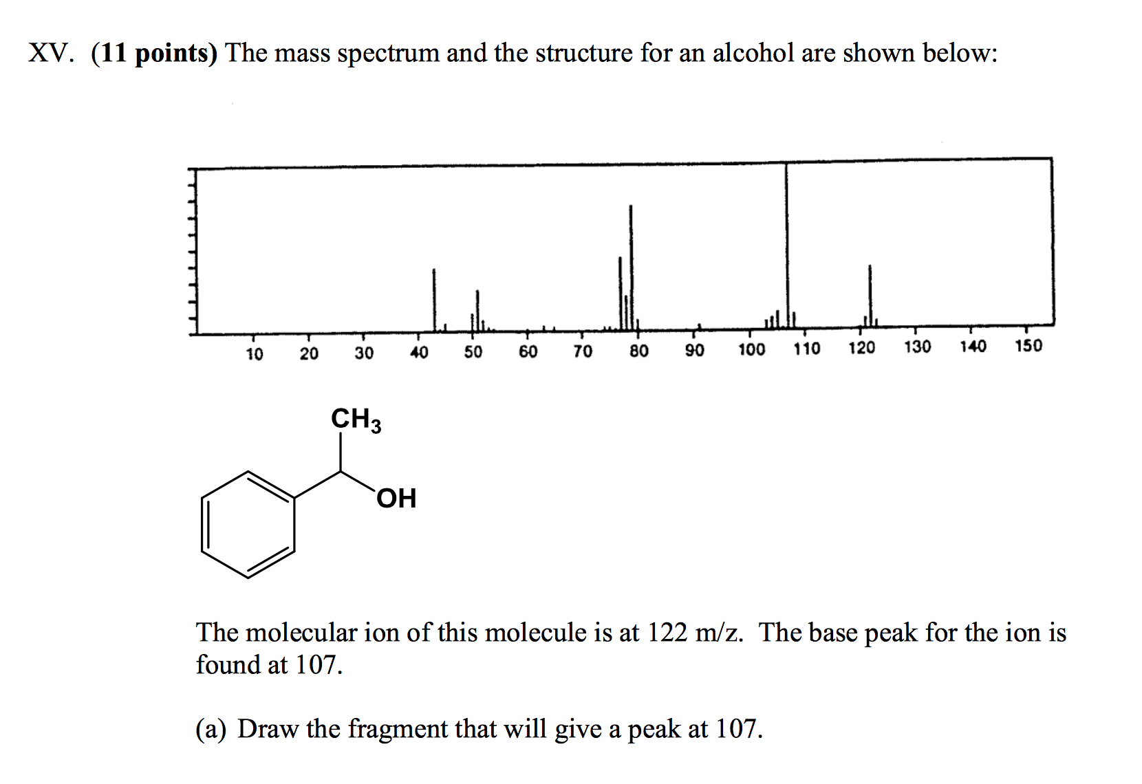 Solved XV. (11 points) The mass spectrum and the structure