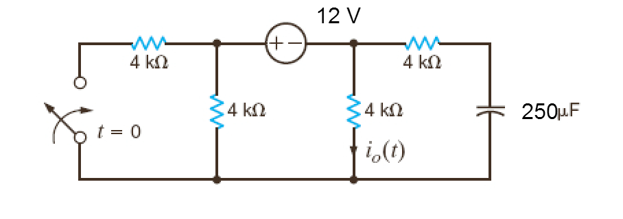 Solved Use the step-by-step method to find io(t) for t > 0 | Chegg.com