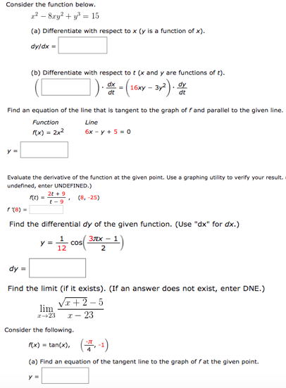 Solved Consider the function below. (a) Differentiate with | Chegg.com