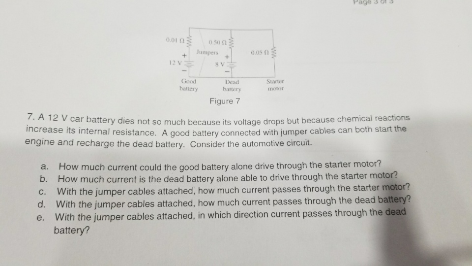 Solved A 12V car battery dies not so much because its