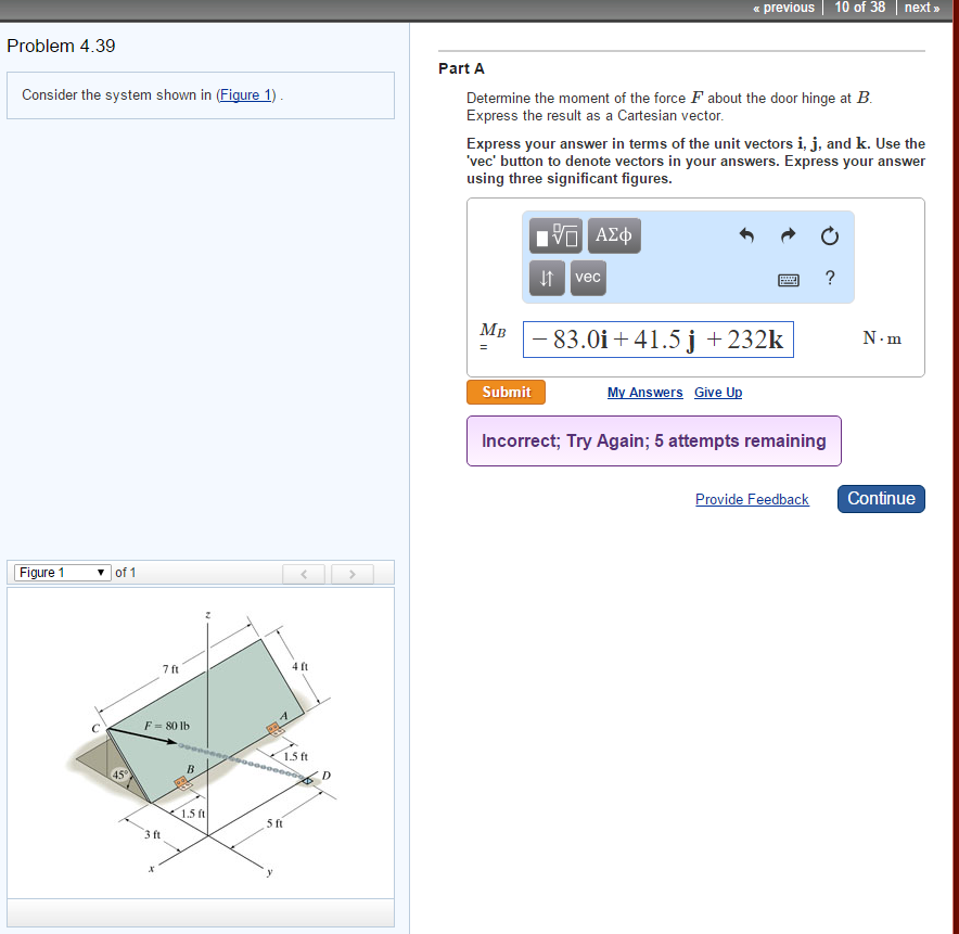 Solved Consider the system shown in (Figure 1). Determine | Chegg.com