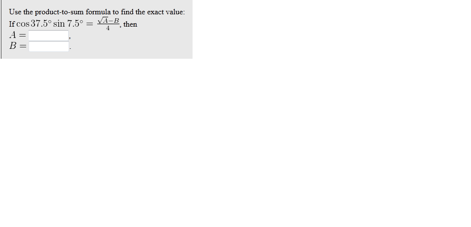 solved-use-the-product-to-sum-formula-to-find-the-exact-chegg