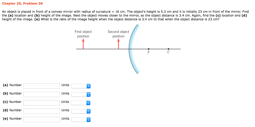 solved-an-object-is-placed-in-front-of-a-convex-mirror-with-chegg