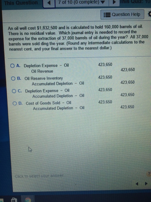 solved-an-oil-well-cost-1-832-500-and-is-calculated-to-chegg