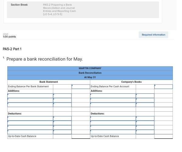 Solved The bookkeeper at Martin Company has asked you to | Chegg.com