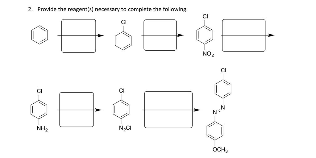 Solved Provide The Reagent(s) Necessary To Complete The | Chegg.com