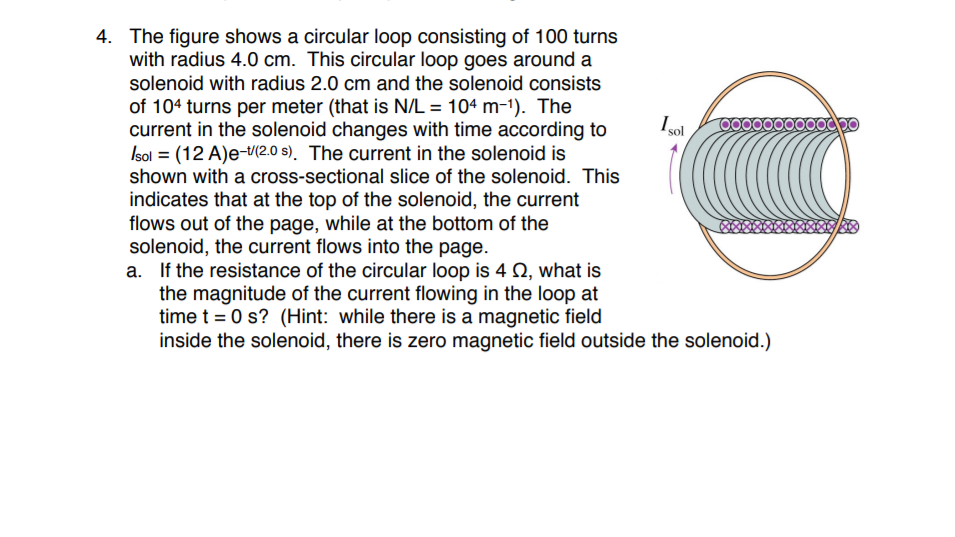 Solved The Figure Shows A Circular Loop Consisting Of 100 Chegg Solved The Figure Shows A Circular Loop Consisting Of 100 Chegg