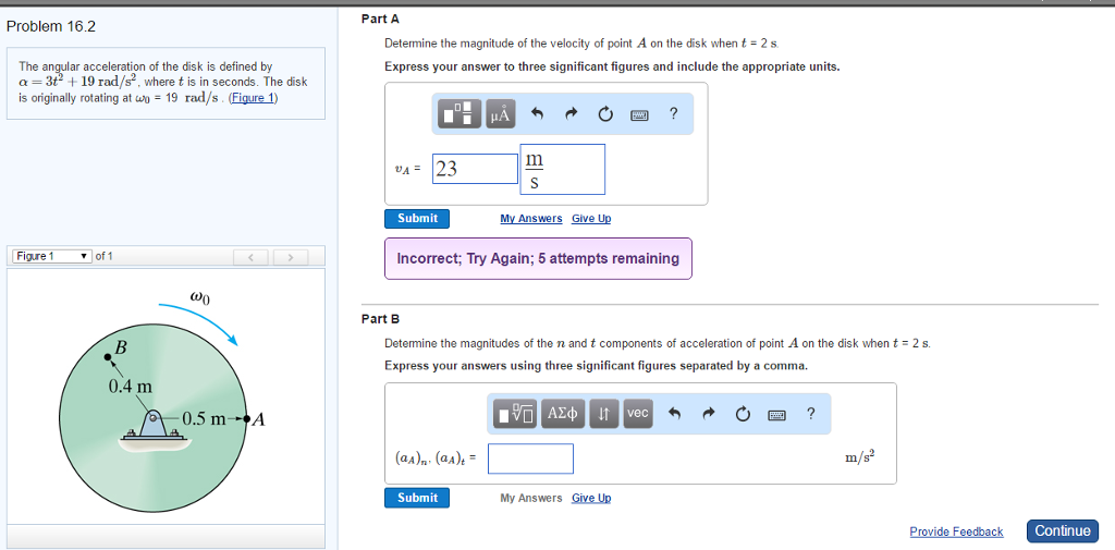 Solved The angular acceleration of the disk is defined by | Chegg.com