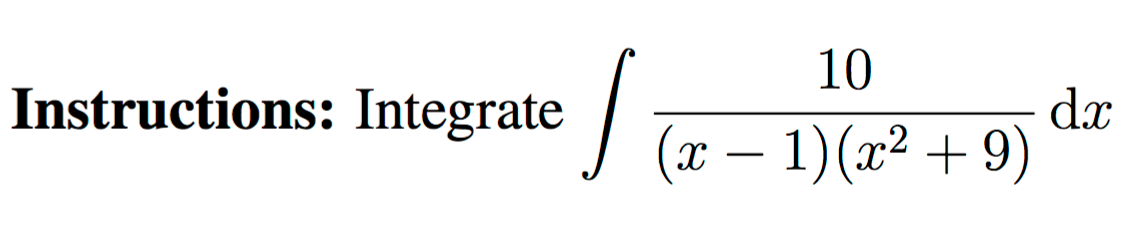 solved-integrate-integral-10-x-1-x-2-9-dx-chegg