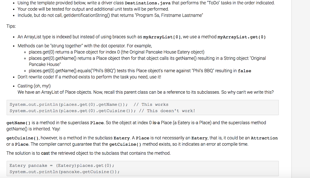 Solved Using the template provided below, write a driver | Chegg.com