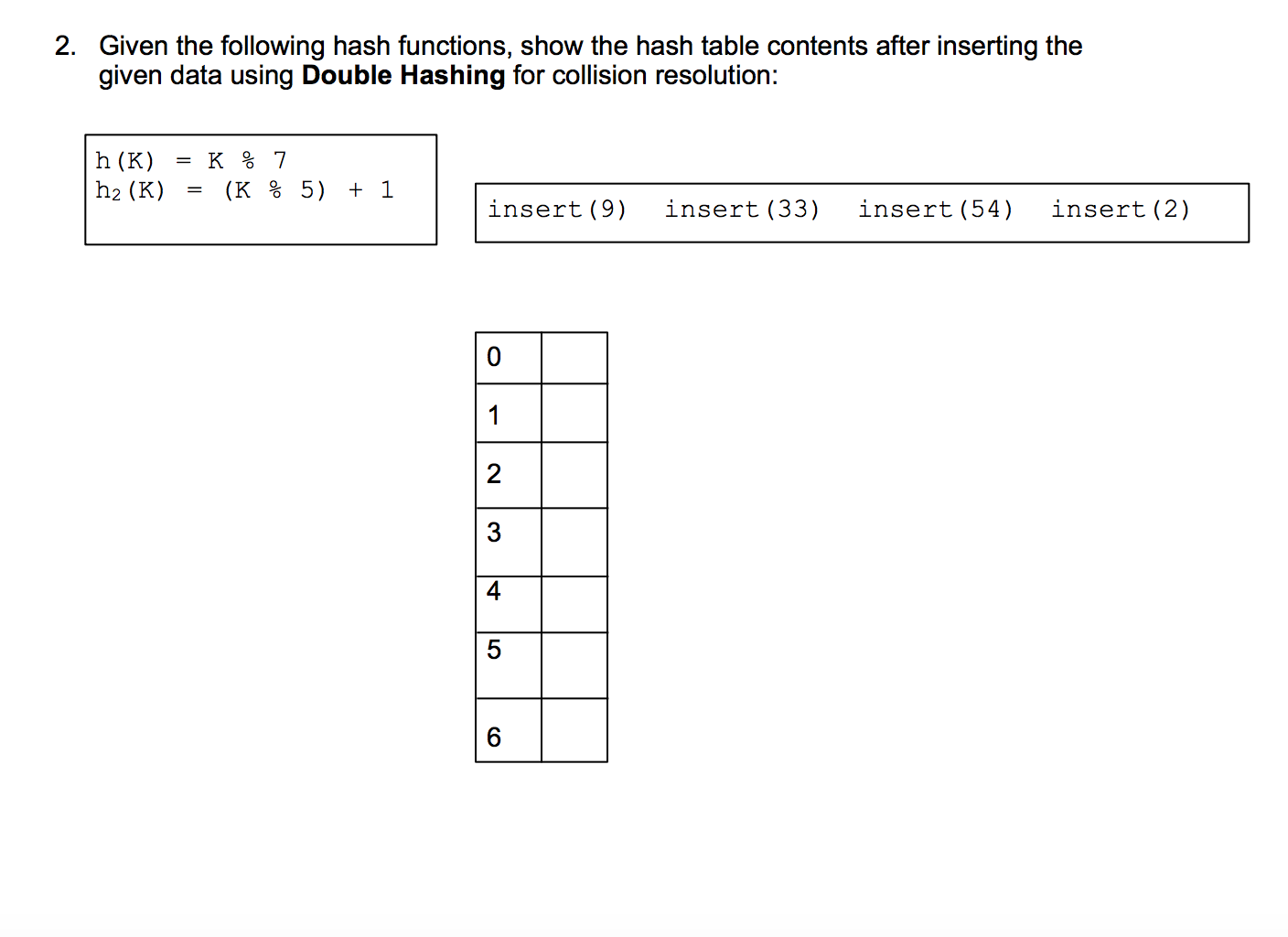 solved-given-the-following-hash-functions-show-the-hash-chegg