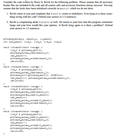 hello world!: executing sql query using sqlite.... Solved Consider the code written by Harry Q. Bovik for the | Chegg.com
