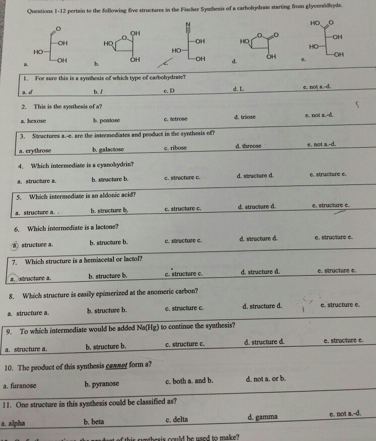 Solved Questions Pertain To The Following Five Chegg Com