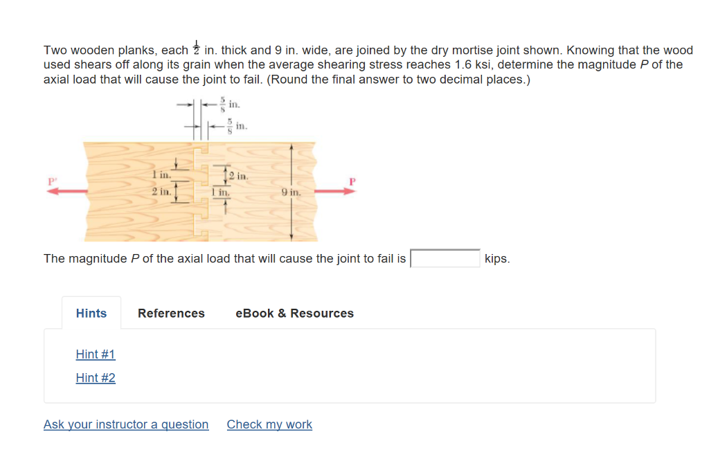 solved-two-wooden-planks-each-in-thick-and-9-in-wide-are-chegg