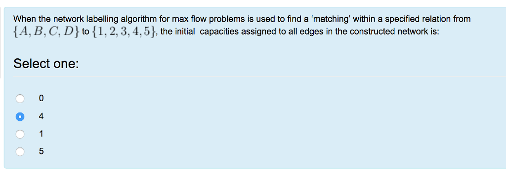 Solved When the network labelling algorithm for max flow | Chegg.com