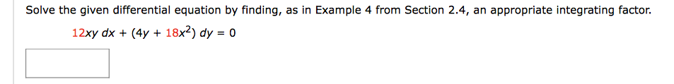 Solved Solve the given differential equation by finding, as | Chegg.com