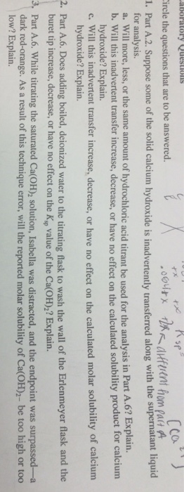 Solved Circle the questions that are to be answered. Part | Chegg.com