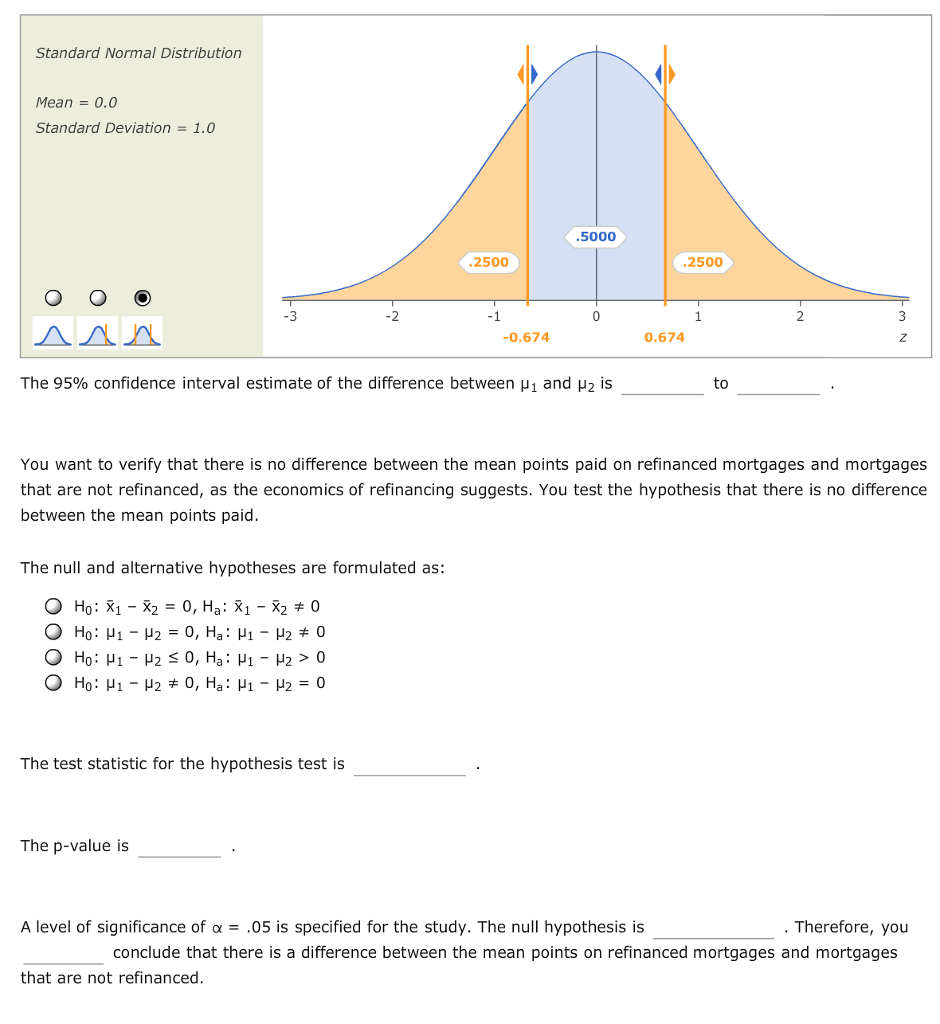 Solved 2. Comparing two population means Standard deviations