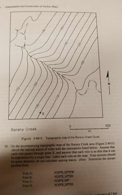 Solved Interpretation and Construction of Contour Maps 300 | Chegg.com