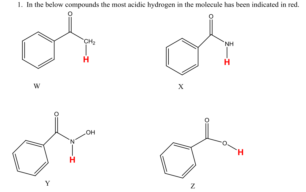 Solved A. Draw the conjugate base of each acid, including