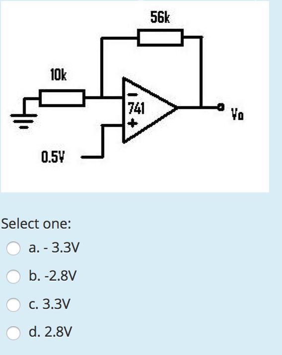 solved-which-of-the-following-values-is-the-output-voltage-chegg