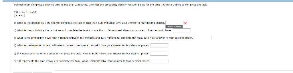 Solved Trainees Must Complete A Specificity In Less Than 2 