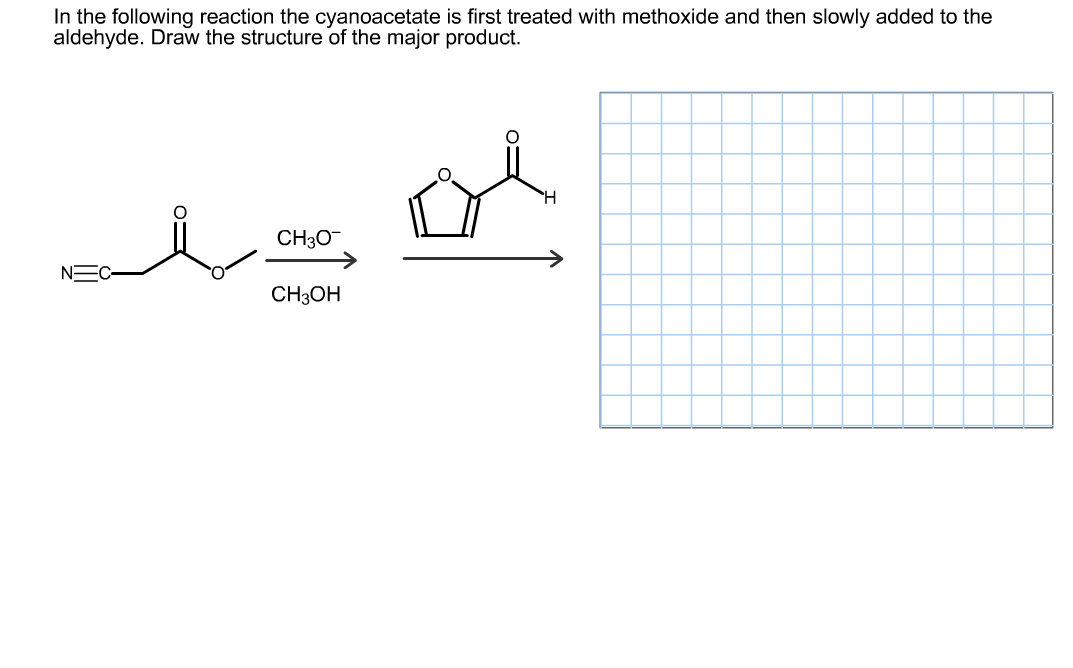 Solved In the following reaction the cyanoacetate is first | Chegg.com