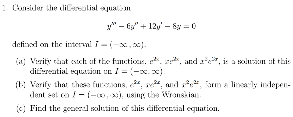 Solved Consider the differential equation y