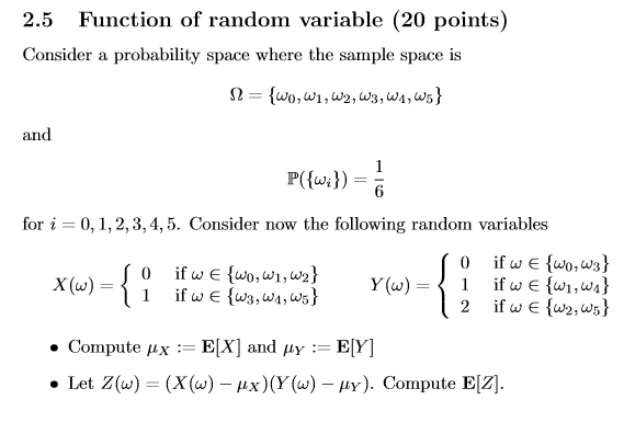 Solved Consider a probability space where the sample space | Chegg.com