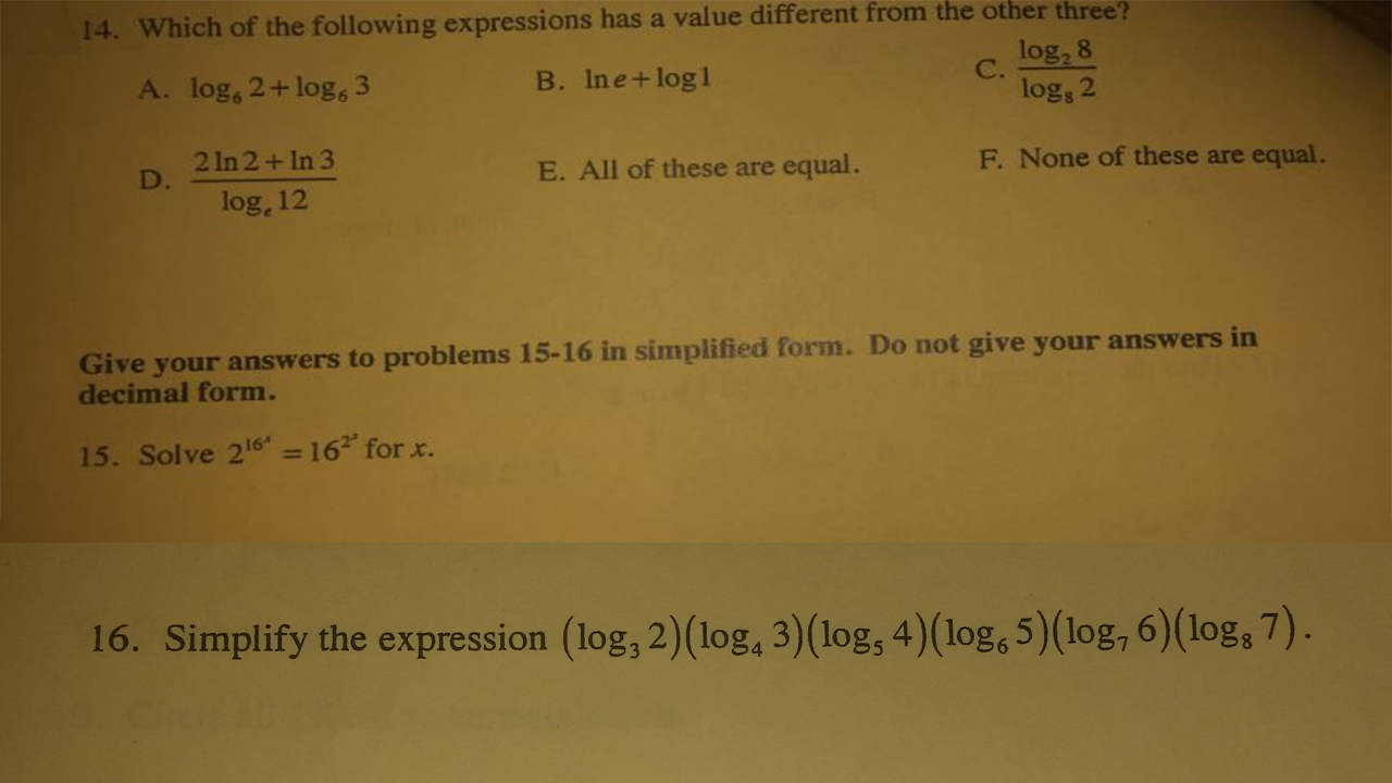 Solved 14 Which Of The Following Expressions Has A Value Chegg Solved 14 Which Of The Following Expressions Has A Value Chegg