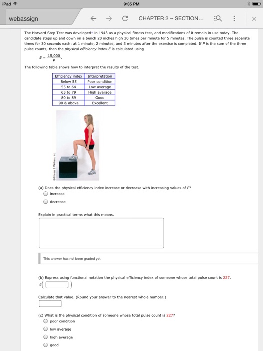 Bench discount step test