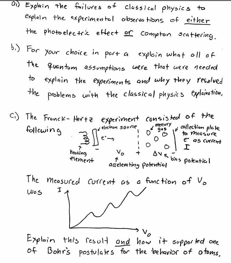 solved-explain-the-failures-of-classical-physics-to-explain-chegg