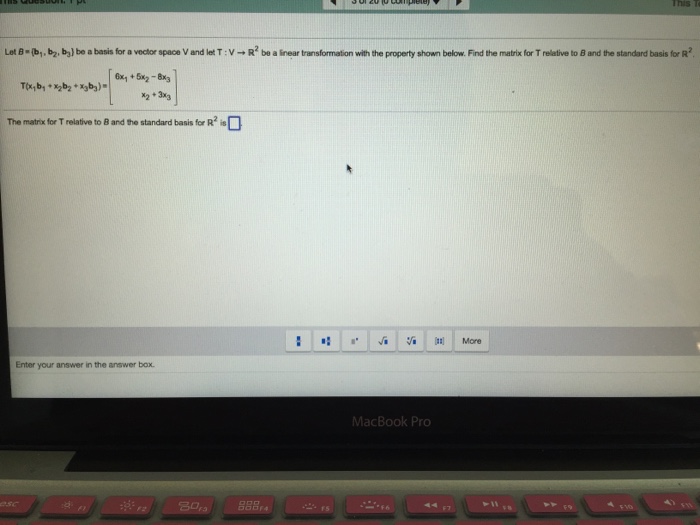 Solved Let B = [b_1, B_2, B_3] Be A Basis For A Vector Space | Chegg.com