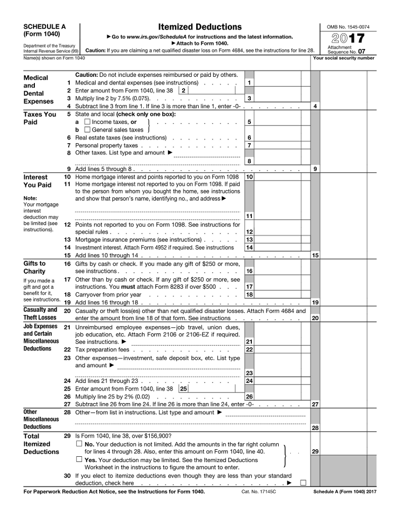 Please complete the 2017 federal income tax return | Chegg.com