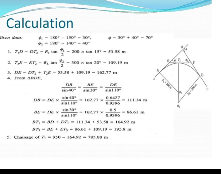 Solved xample Example Two tangents AB and BC intersect at B.
