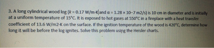 solved-a-long-cylindrical-wood-log-k-0-17-w-m-k-and-chegg