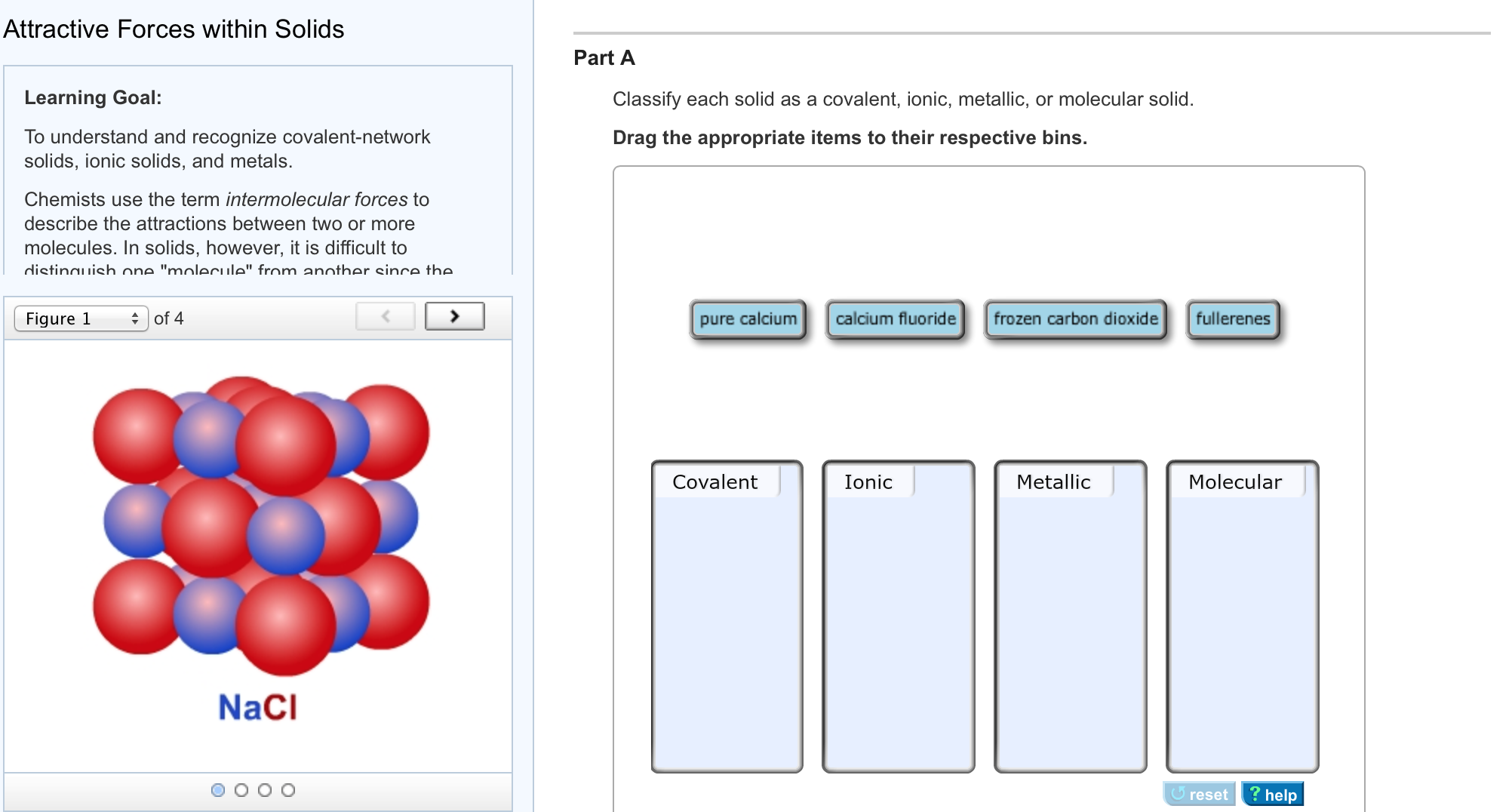Solved Attractive Forces within Solids Learning Goal To