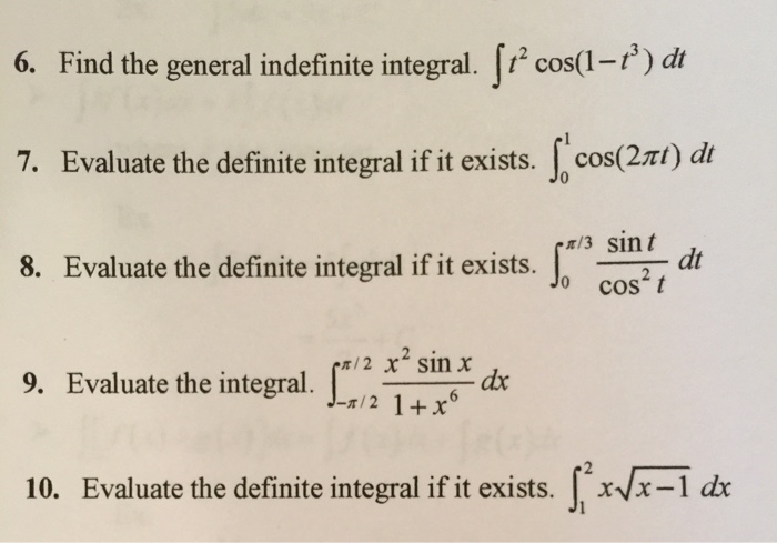 Solved Find the general indefinite integral. integral t^2 | Chegg.com