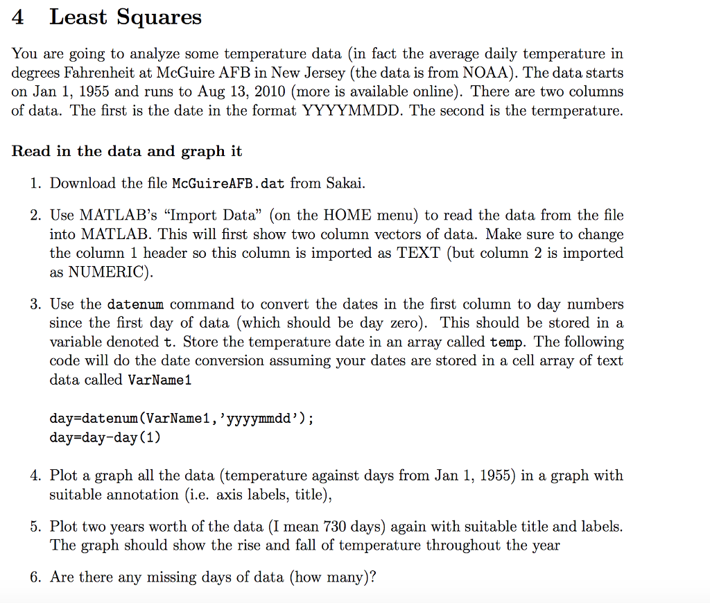 4-least-squares-you-are-going-to-analyze-some-chegg