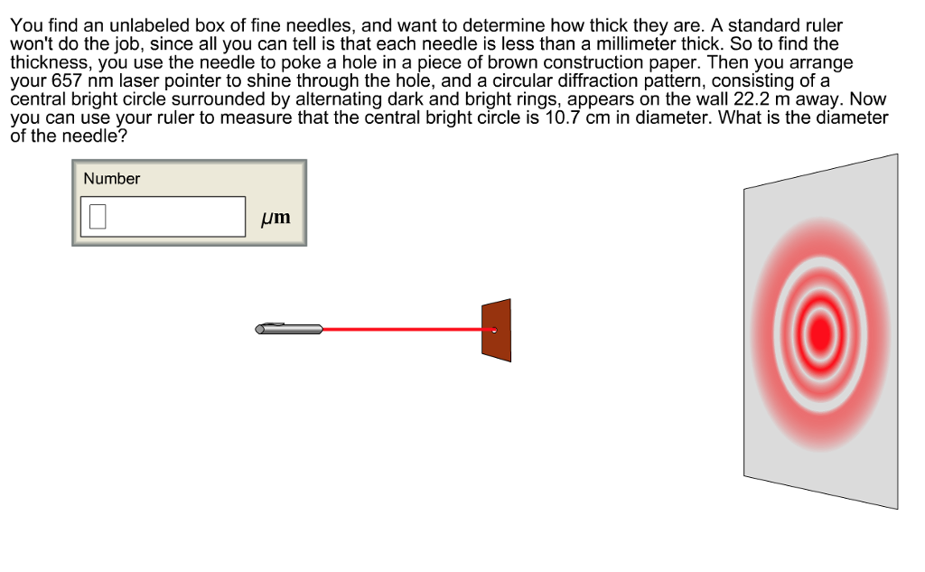 Solved You find an unlabeled box of fine needles, and want | Chegg.com