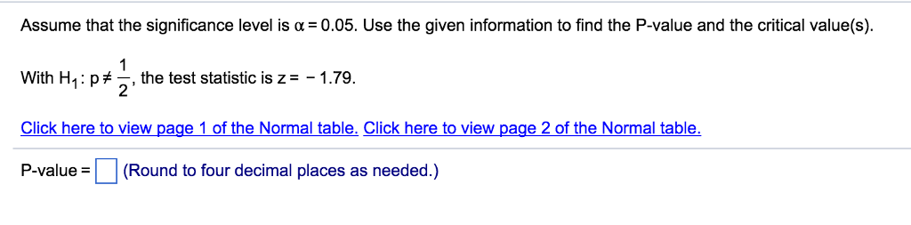 Solved Assume that the significance level is α= 0.05. Use | Chegg.com