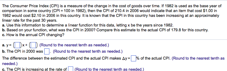 Solved The Consumer Price Index (CPI) Is A Measure Of The | Chegg.com